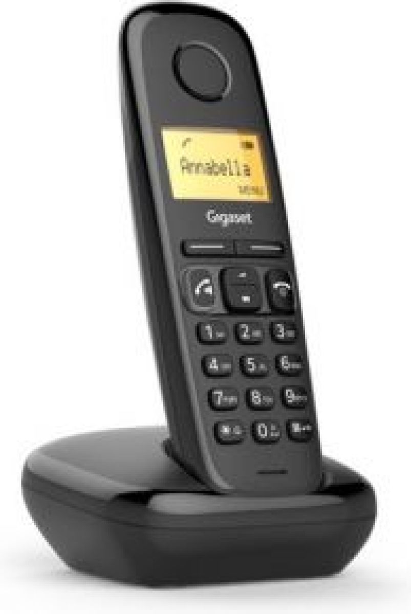 Siemens Gigaset A270 Analog/DECT telephone Zwart Nummerherkenning