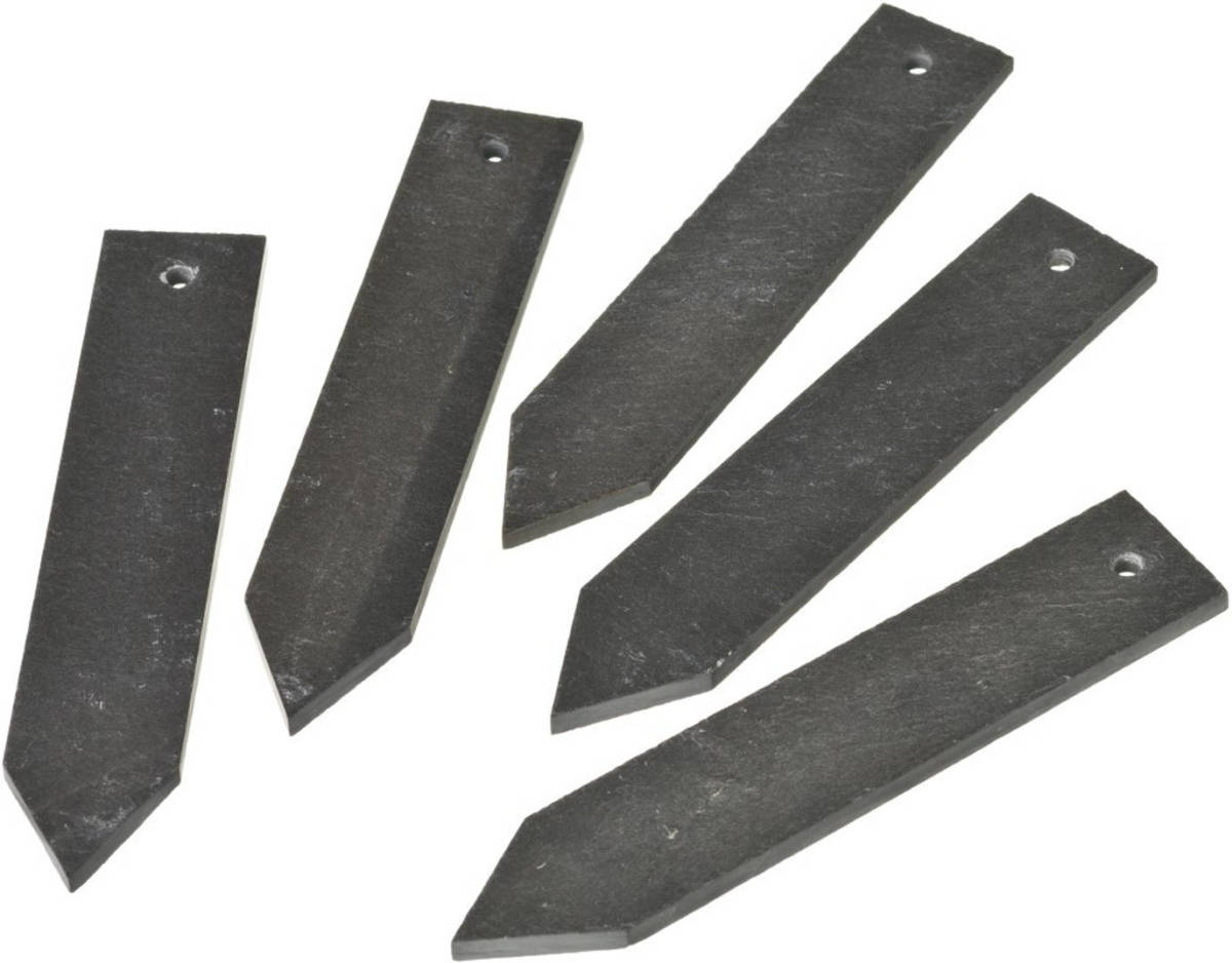 Nature Leistenen Plantenetiketten - Van Natuurlijk Leisteen - 15x3cm - 5 Stuks