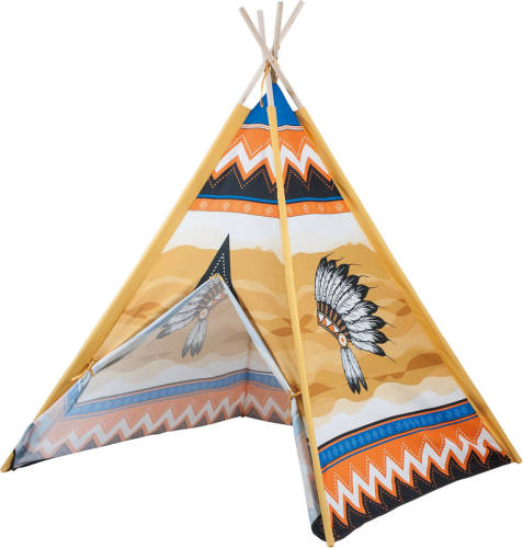 Playfun Tipi Speeltent Indiaan - 120 X 120 X 150 Cm