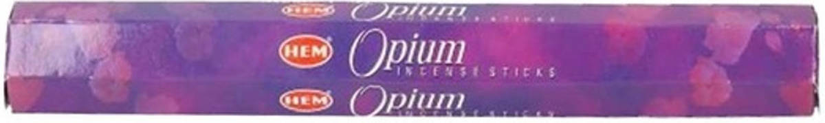 Hem Wierook Opium Met 20 Stokjes P/st - Wierookstokjes