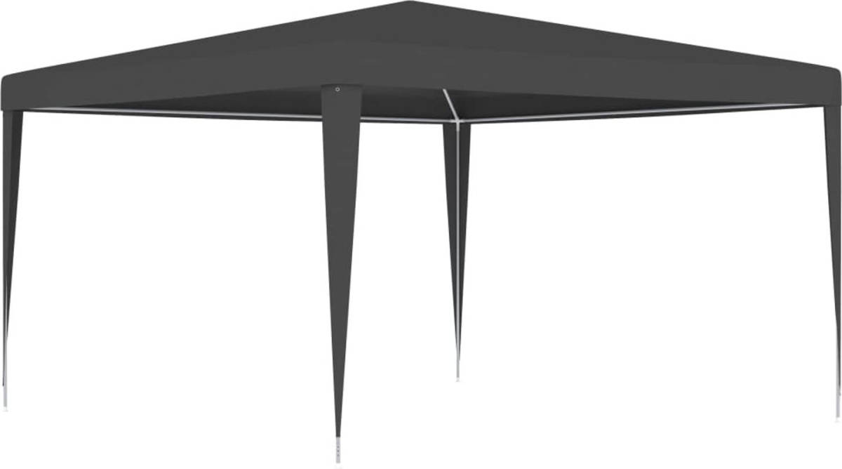 VidaXL Partytent Professioneel 90 G/m² 4x4 M Antraciet