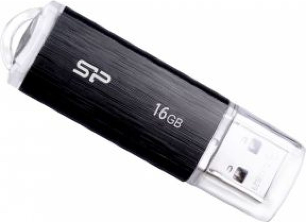 Silicon Power 16GB Ultima U02 16GB USB 2.0 Type-A Zwart USB flash drive
