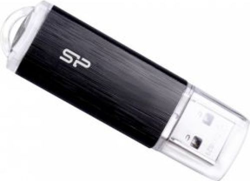 Silicon Power Ultima U02 USB flash drive 8 GB 2.0 USB-Type-A-aansluiting Zwart, Transparant
