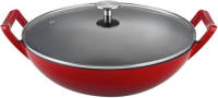 Buccan - Hamersley - Gietijzeren Wokpan 36cm - Rood