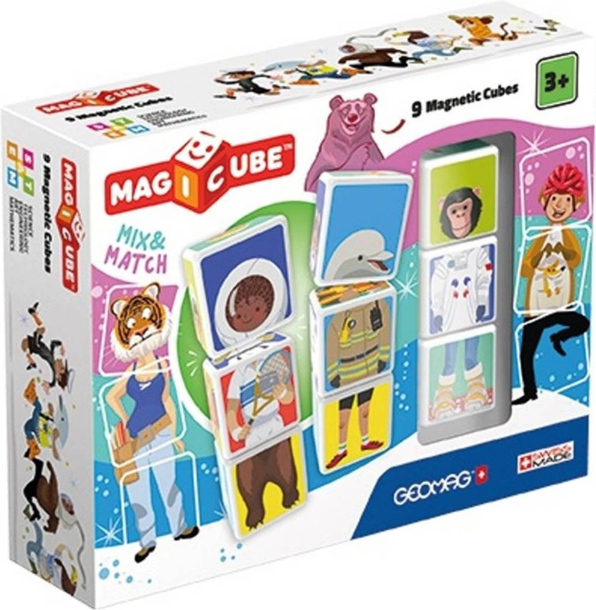 Geomag Magicube Match & Mix Beroepen 9-delig