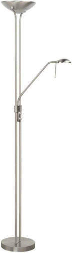 Highlight Vloerlamp New Luna H 180 Cm 24 + 5 Watt Mat Chroom