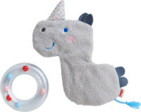 Haba Rammelaar Neushoorn 12 Cm Polyester Grijs 2-delig