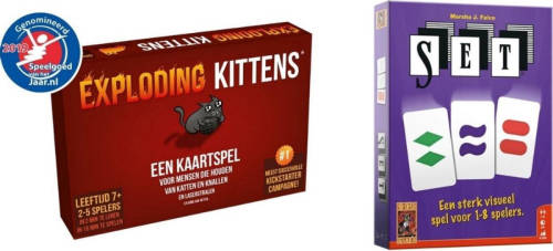 999 Games Spellenbundel - Kaartspel - 2 Stuks - Exploding Kittens & Set!