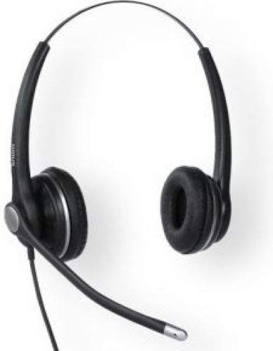SNOM A100D Stereofonisch Hoofdband Zwart hoofdtelefoon