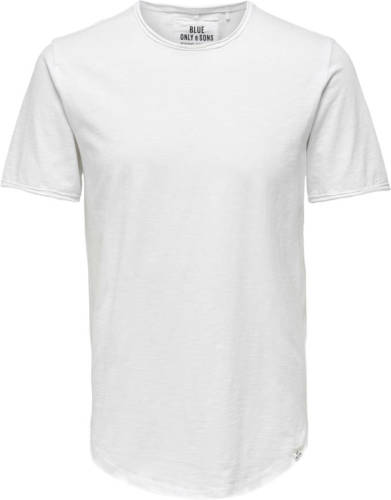 ONLY & SONS T-shirt ONSBENNE LIFE LONGY bright white