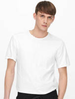 ONLY & SONS T-shirt ONSBENNE LIFE LONGY bright white