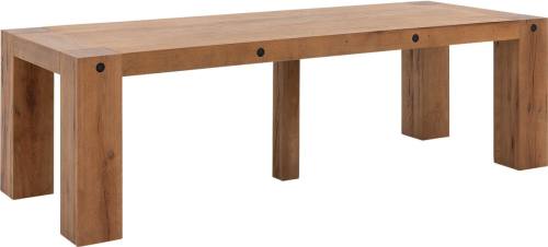 Goossens Eettafel Houston, 260 x 100 cm inclusief 5de poot