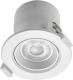 PRIOS Shima LED inbouwlamp, wit, 3.000 K, 7 W