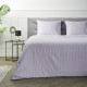 Luna Bedding Embossed Stripes - Lila 2-persoons (200 x 220 cm + 2 kussenslopen) Dekbedovertrek