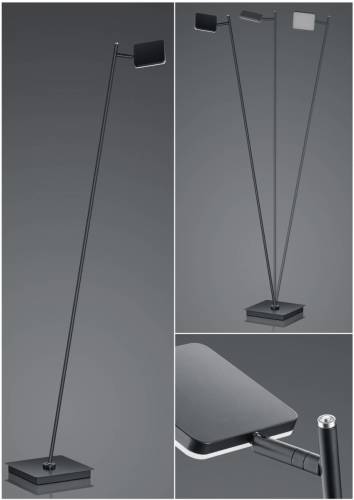 B-Leuchten Tim LED vloerlamp CCT zwart