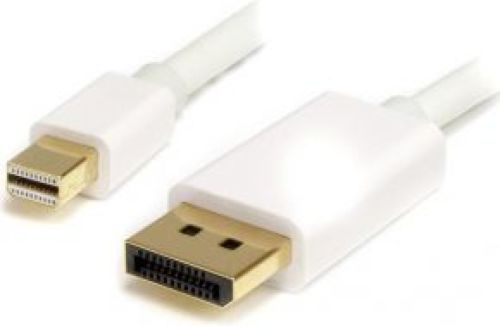 Startech .com 2 m witte Mini DisplayPort-naar-DisplayPort 1.2 adapterkabel M/M DisplayPort 4k