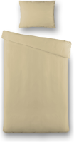 Fresh & Co Silk Satin - Geel Lits-jumeaux (240 x 220 cm + 2 kussenslopen) Dekbedovertrek