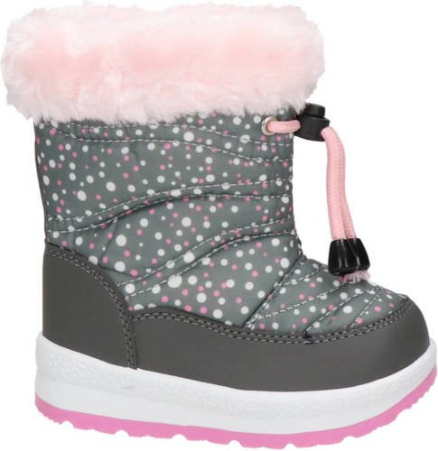 Snow Fun snowboots roze/grijs