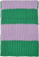 Shoeby gestreepte sjaal lila/groen