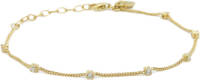 KARMA Jewelry verguld zilveren armband Sparkling Square