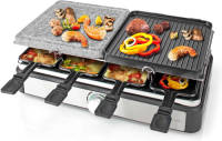 Nedis Gourmet / Raclette - Zwart - 165 Mm