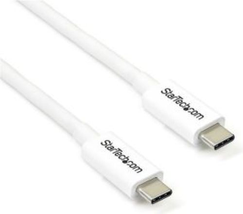 Startech .com Thunderbolt 3 USB-C kabel 20Gbps Thunderbolt, USB en DisplayPort compatibel 2m wit