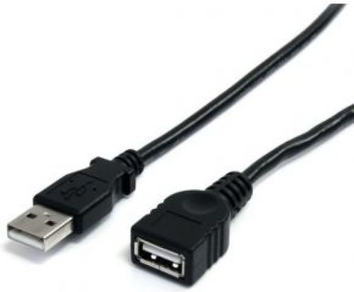 Startech .com 1,80m USB 2.0 Verlengkabel A naar A Zwart M/F