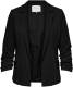 ONLY CARMAKOMA blazer CARCAROLINA met plooien zwart