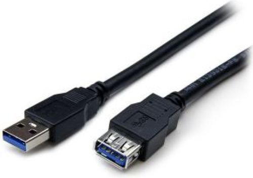 Startech .com 2 m zwarte SuperSpeed USB 3.0 verlengkabel A naar A M/F