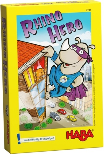 Haba behendigheidsspel Rhino Hero (NL)