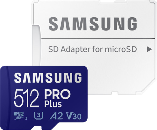 Samsung PRO Plus 512GB microSDXC Micro SD-kaart
