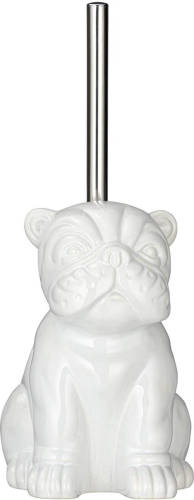 Wenko Toiletborstel En Houder Bulldog 22 Cm Keramiek Wit