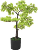 VidaXL Kunstplant Met Pot Cipres Bonsai 60 Cm Groen