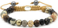 KARMA Jewelry armband Gold at Night bruin