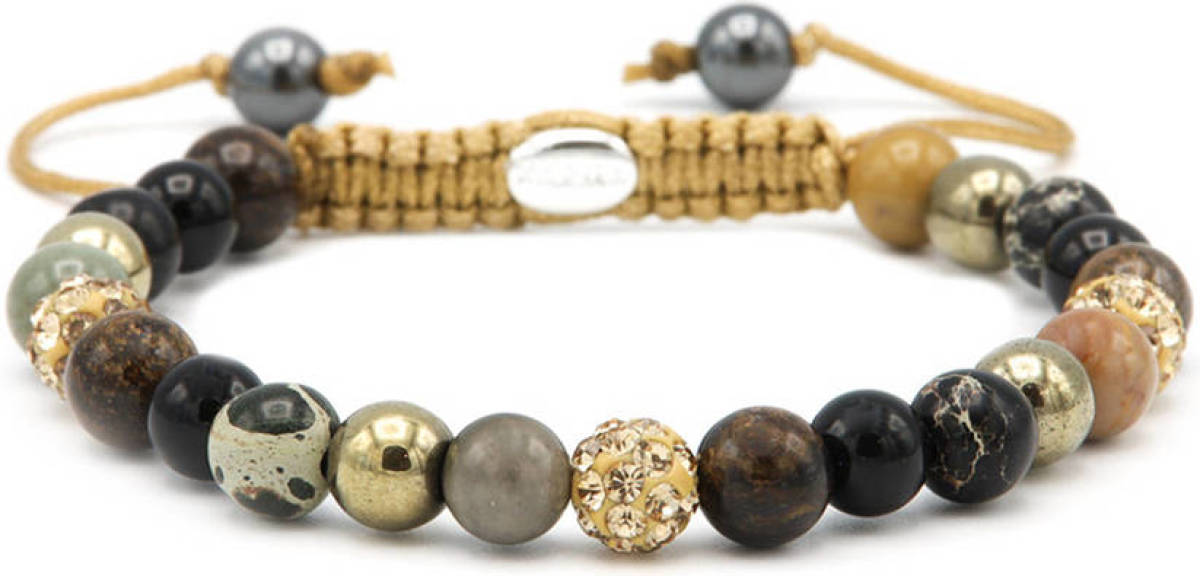 KARMA Jewelry armband Gold at Night bruin