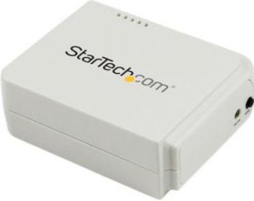 Startech .com 1-poorts USB Wireless N netwerkprintserver met 10/100 Mbps Ethernet-poort 802.11 b/g/n