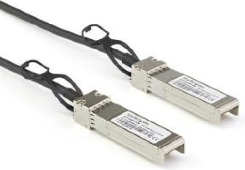 Startech .com DACSFP10G1M Glasvezel kabel 1 m SFP+ Zwart