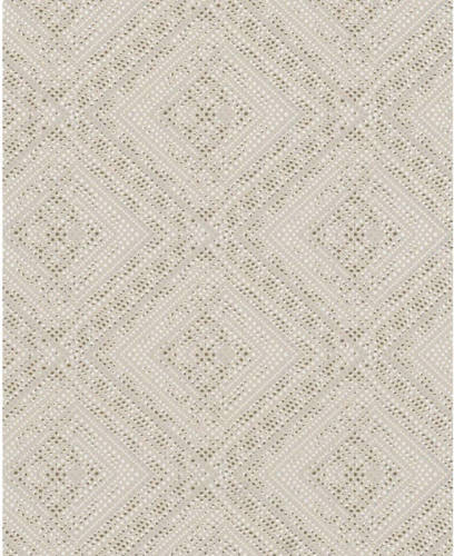 Topchic Behang Tone On Tone Diamonds metallic beige