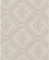 Topchic Behang Tone On Tone Diamonds metallic beige
