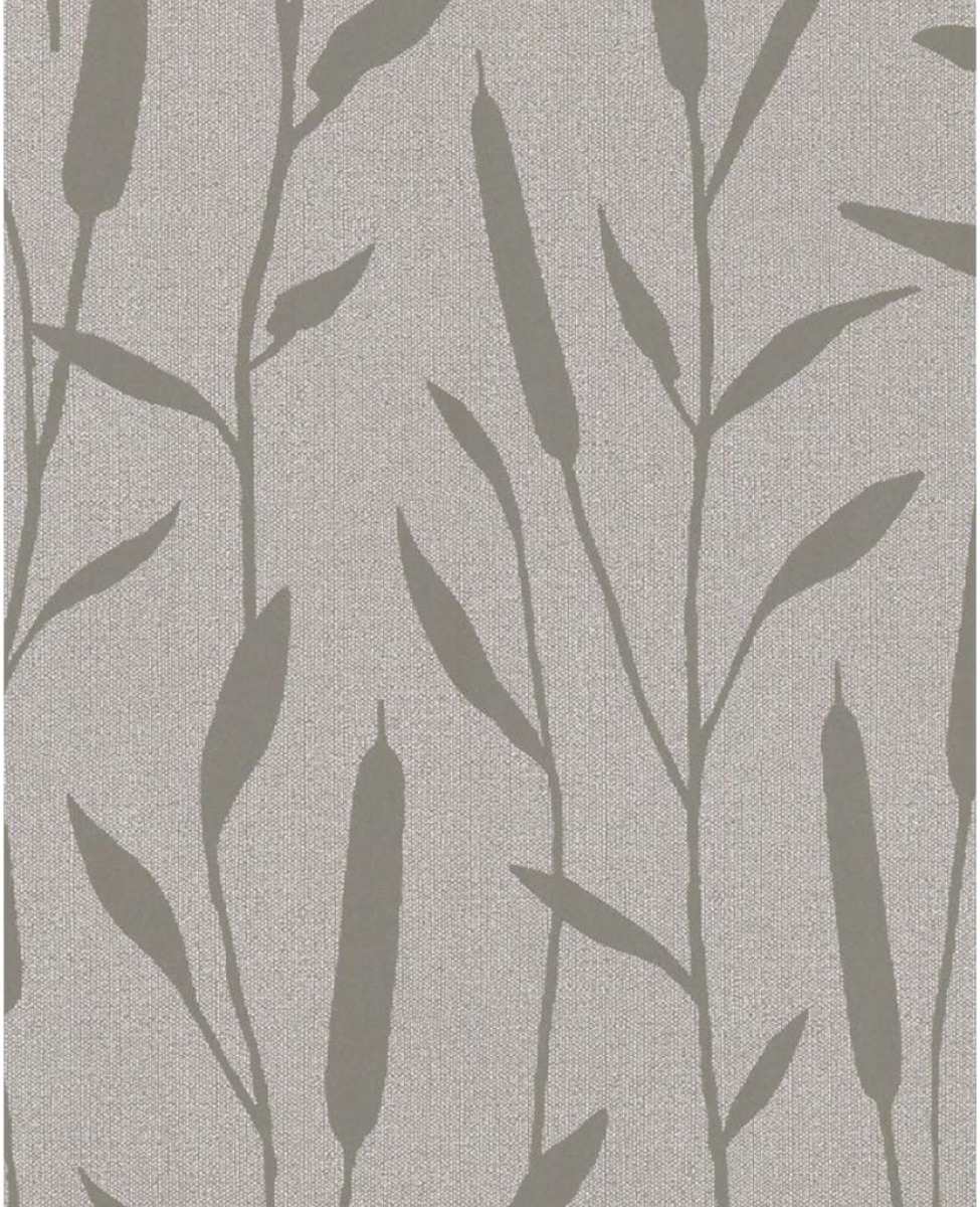 Topchic Behang Reed Plumes metallic beige