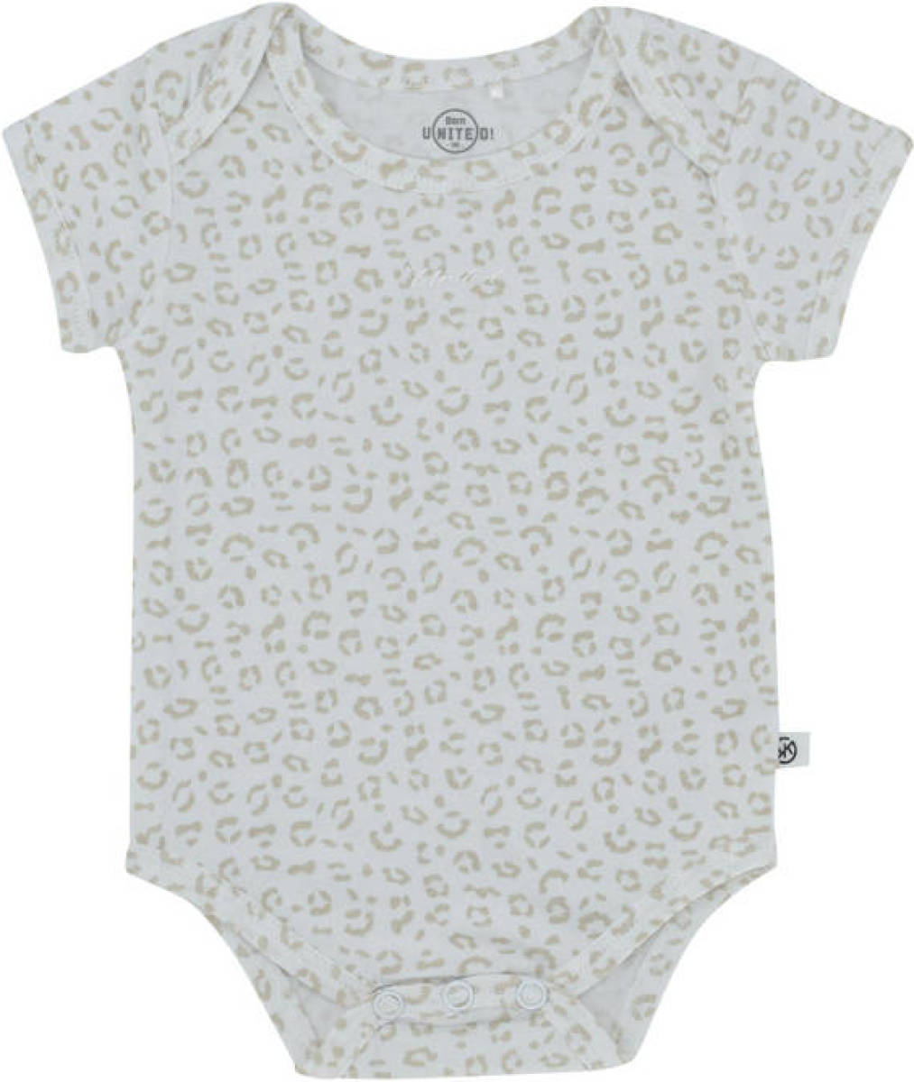 Born by Kiddo United romper wit/camel