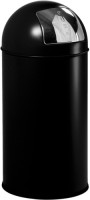 EKO Pushcan prullenbak - 40L - zwart