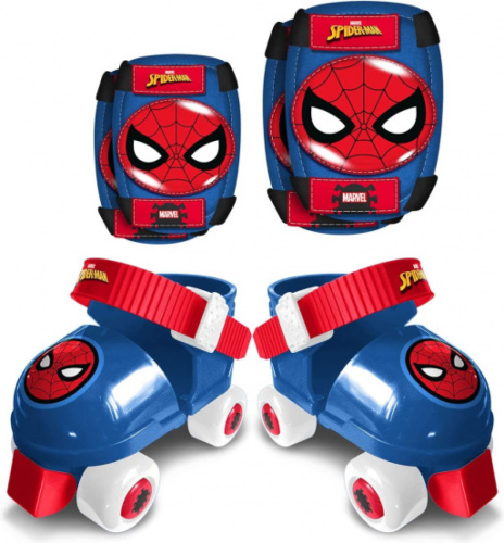 Marvel rolschaatsen Spider Man jongens blauw/rood mt 23 27