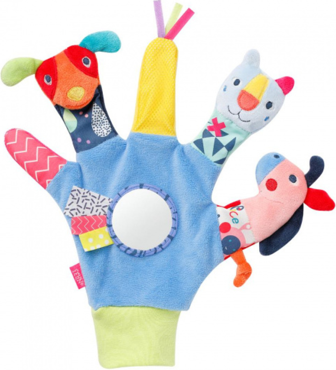 Fehn vingerpoppen Color Friends junior 26 cm pluche