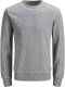 JACK & JONES PLUS SIZE sweater JJEBASIC Plus Size light grey melange