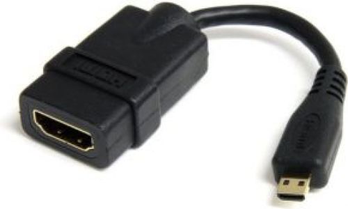 Startech .com 12 cm High-speed HDMI-adapterkabel HDMI-naar-HDMI Micro F/M