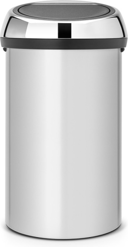 Brabantia Touch Bin prullenbak - 60 L - metallic grijs