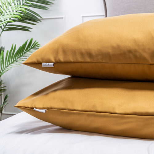 Luna Bedding 2- Pack Kussensloop Luna Uni - Okergeel