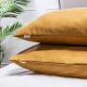 Luna Bedding 2- Pack Kussensloop Luna Uni - Okergeel