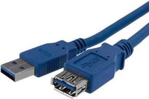 Startech .com 1m SuperSpeed USB 3.0 Verlengkabel A naar A Blauw M/F